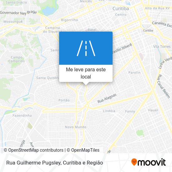 Rua Guilherme Pugsley mapa