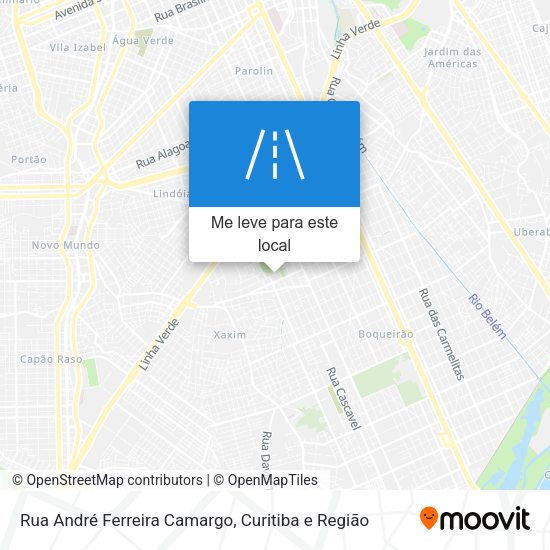Rua André Ferreira Camargo mapa