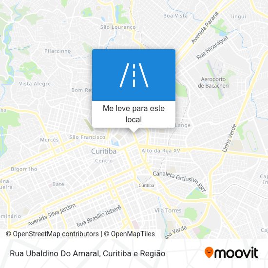 Rua Ubaldino Do Amaral mapa