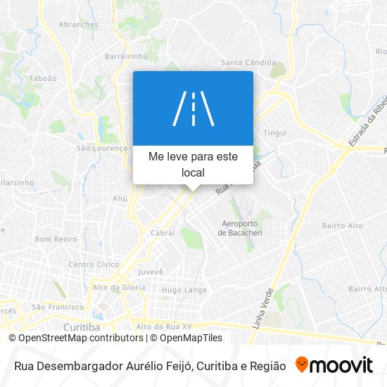 Rua Desembargador Aurélio Feijó mapa