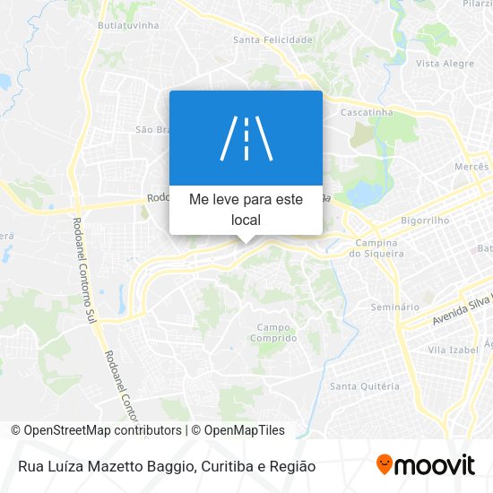 Rua Luíza Mazetto Baggio mapa