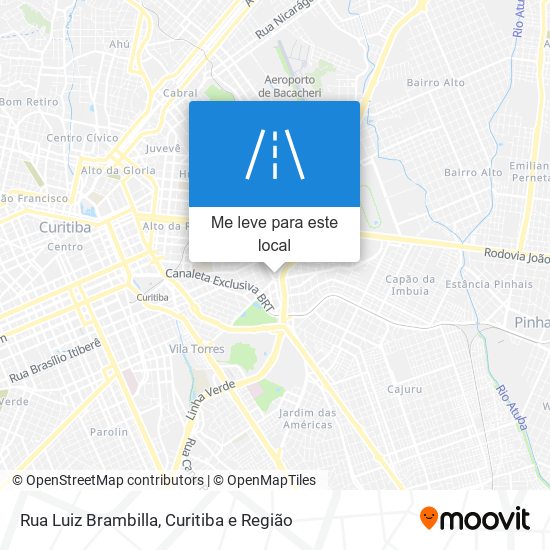 Rua Luiz Brambilla mapa