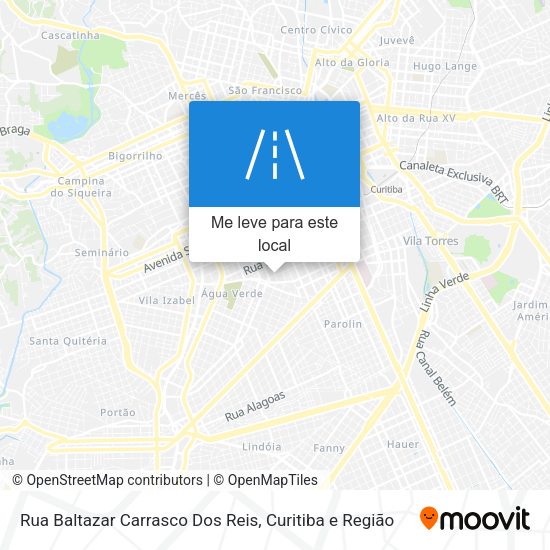 Rua Baltazar Carrasco Dos Reis mapa