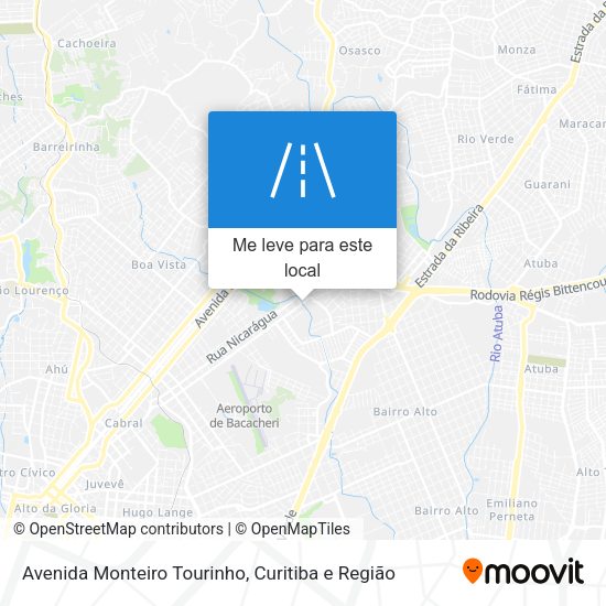 Avenida Monteiro Tourinho mapa