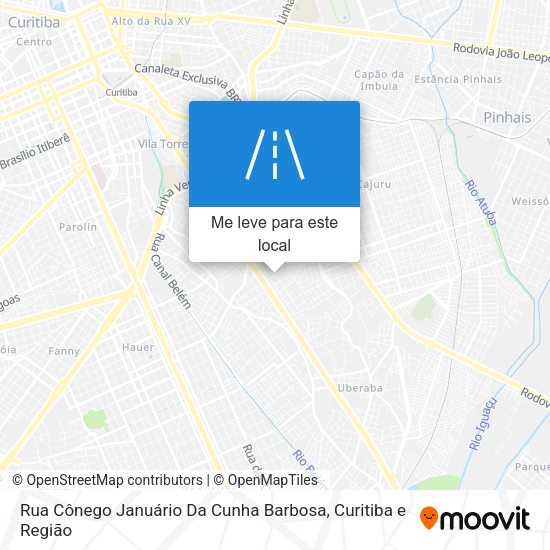 Rua Cônego Januário Da Cunha Barbosa mapa