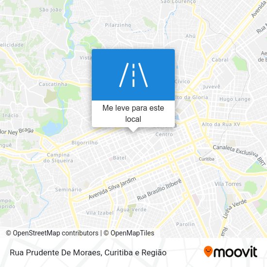 Rua Prudente De Moraes mapa