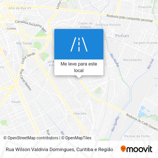 Rua Wilson Valdívia Domingues mapa