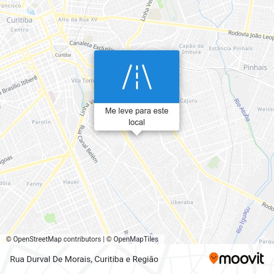 Rua Durval De Morais mapa