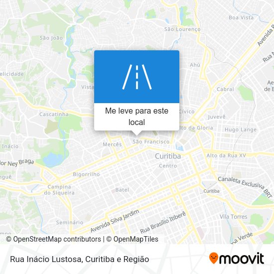 Rua Inácio Lustosa mapa