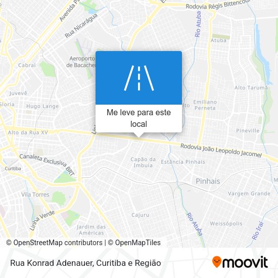 Rua Konrad Adenauer mapa