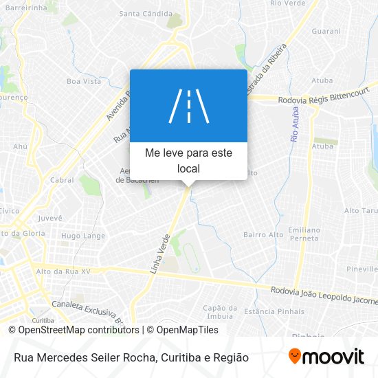 Rua Mercedes Seiler Rocha mapa