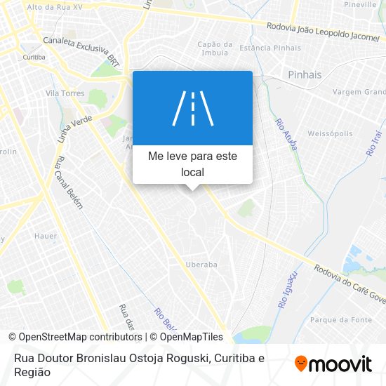 Rua Doutor Bronislau Ostoja Roguski mapa