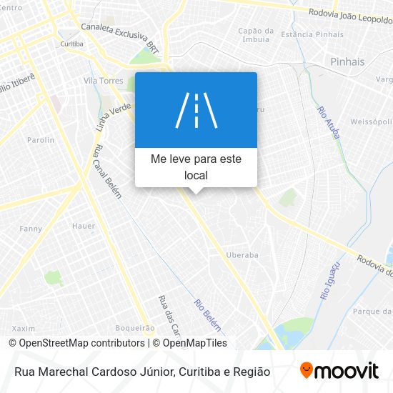Rua Marechal Cardoso Júnior mapa