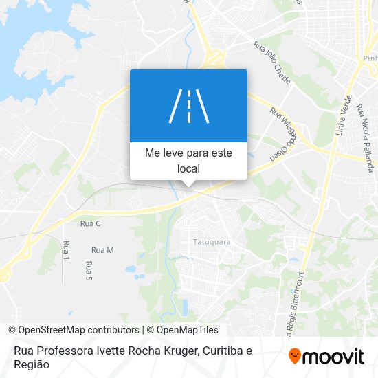 Rua Professora Ivette Rocha Kruger mapa