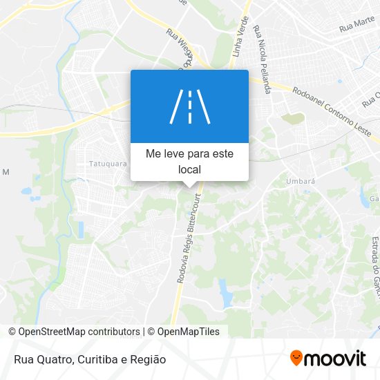 Rua Quatro mapa