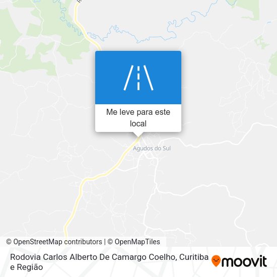Rodovia Carlos Alberto De Camargo Coelho mapa