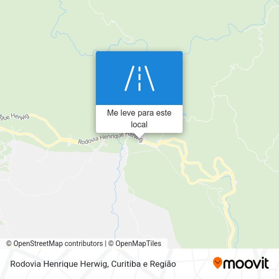 Rodovia Henrique Herwig mapa