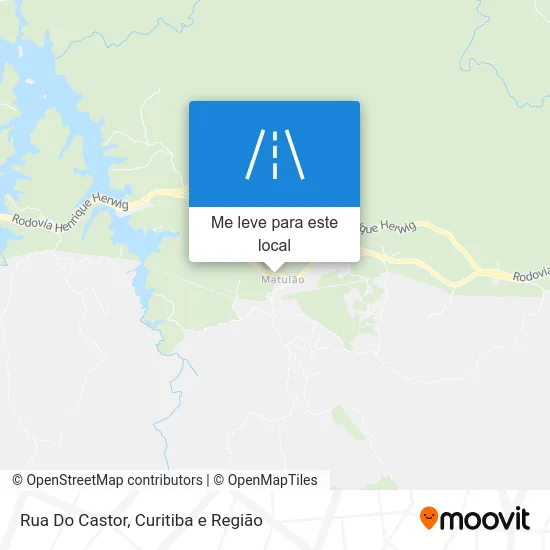 Rua Do Castor mapa