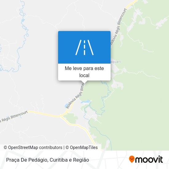 Praça De Pedágio mapa