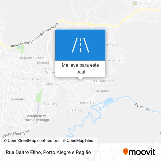 Rua Daltro Filho mapa