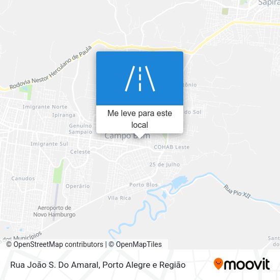 Rua João S. Do Amaral mapa