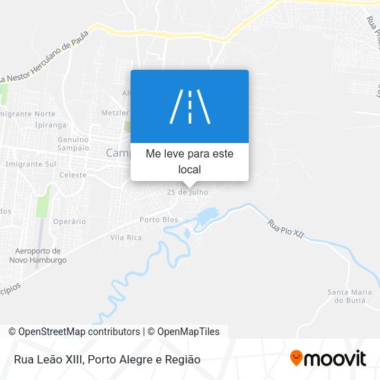 Rua Leão XIII mapa
