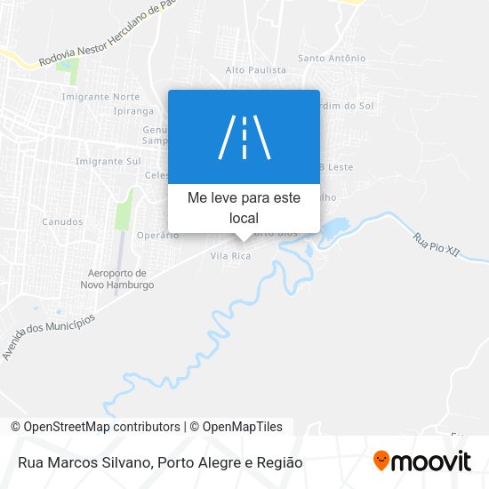 Rua Marcos Silvano mapa