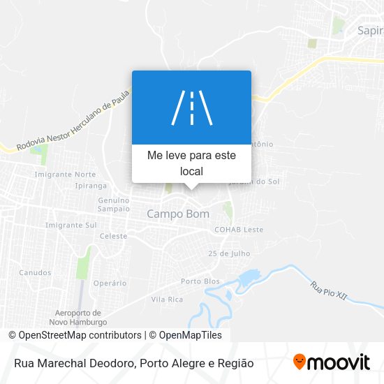 Rua Marechal Deodoro mapa