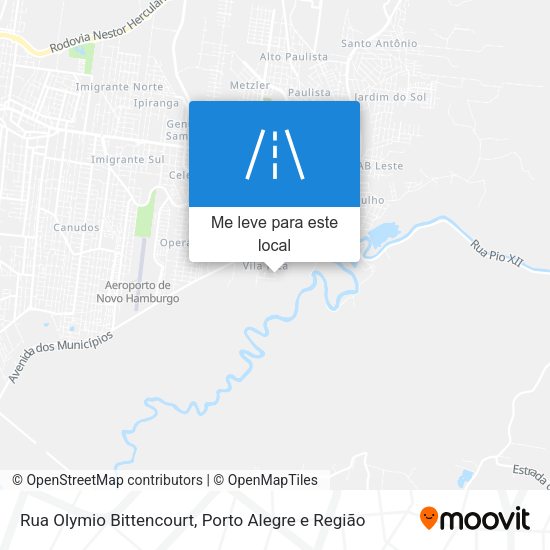 Rua Olymio Bittencourt mapa