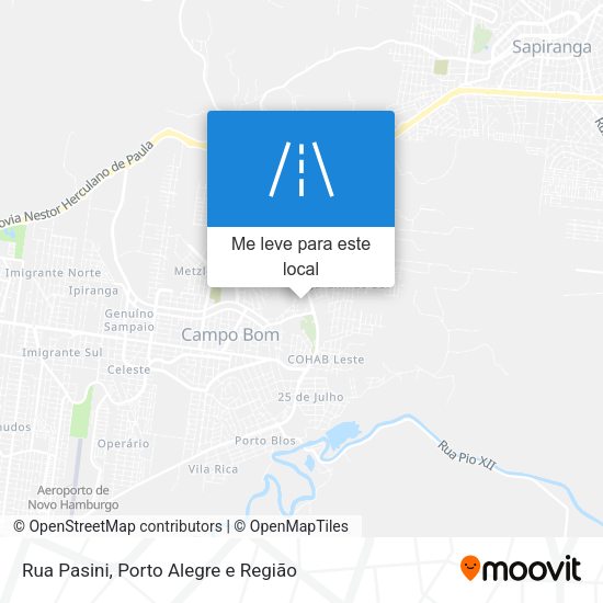 Rua Pasini mapa