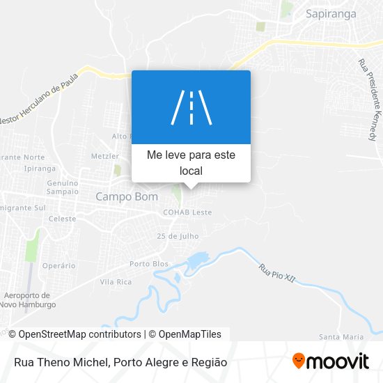 Rua Theno Michel mapa