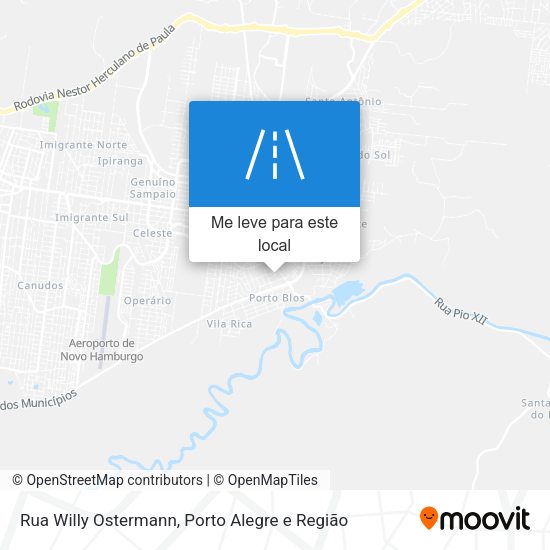 Rua Willy Ostermann mapa