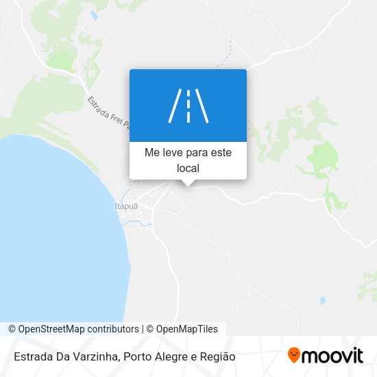 Estrada Da Varzinha mapa