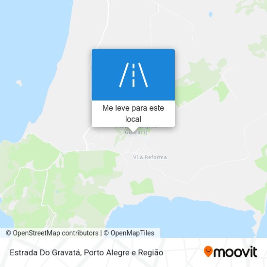 Estrada Do Gravatá mapa