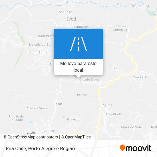 Rua Chile mapa