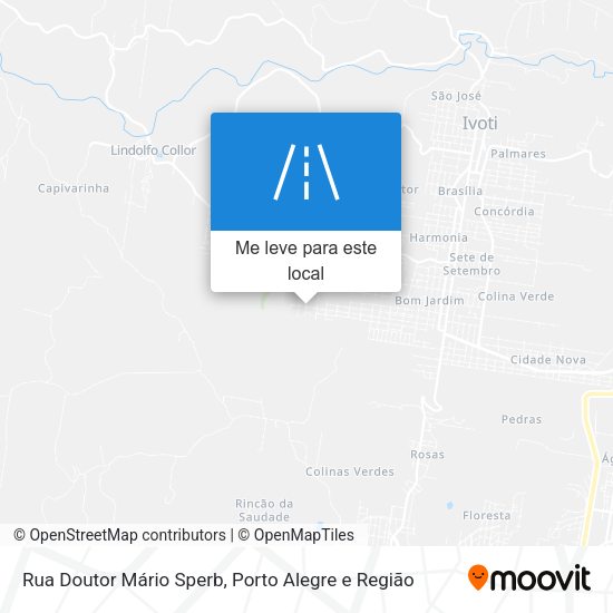 Rua Doutor Mário Sperb mapa
