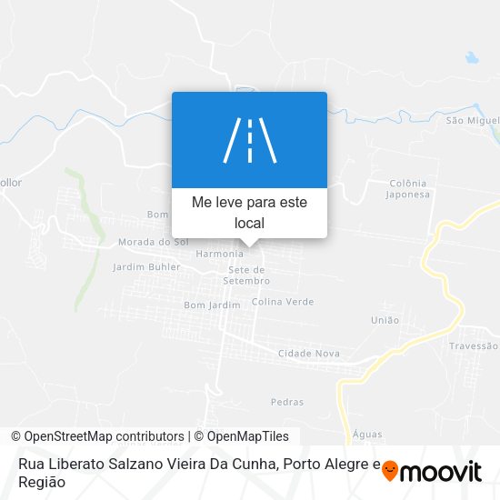 Rua Liberato Salzano Vieira Da Cunha mapa