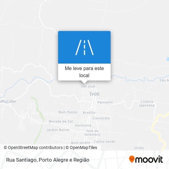 Rua Santiago mapa