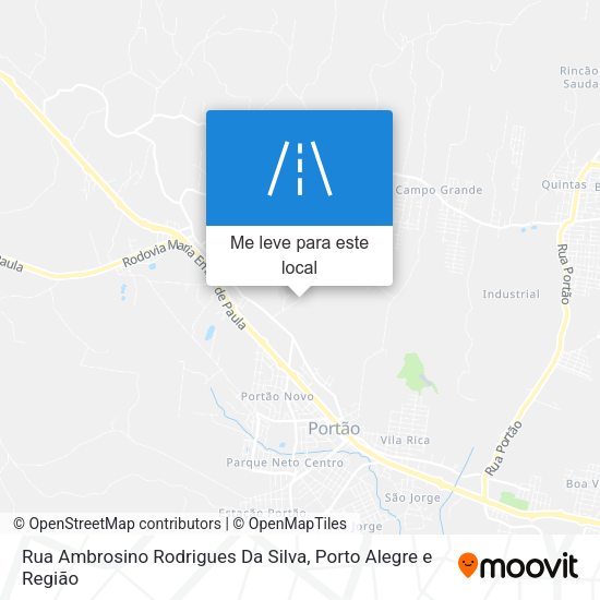 Rua Ambrosino Rodrigues Da Silva mapa
