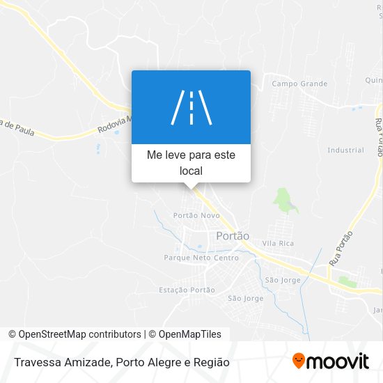 Travessa Amizade mapa