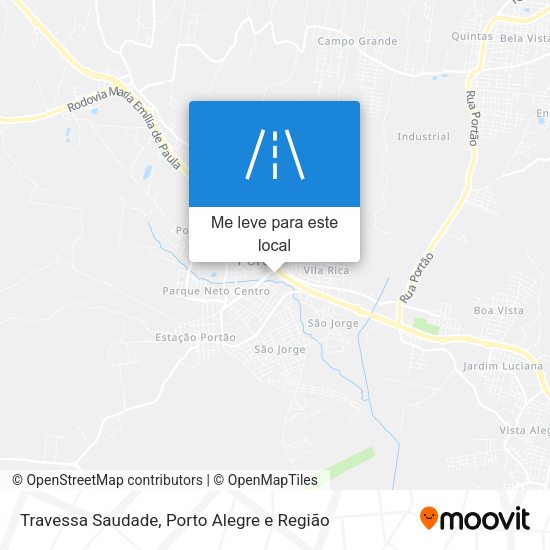 Travessa Saudade mapa