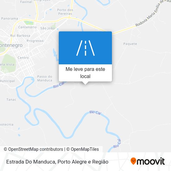 Estrada Do Manduca mapa