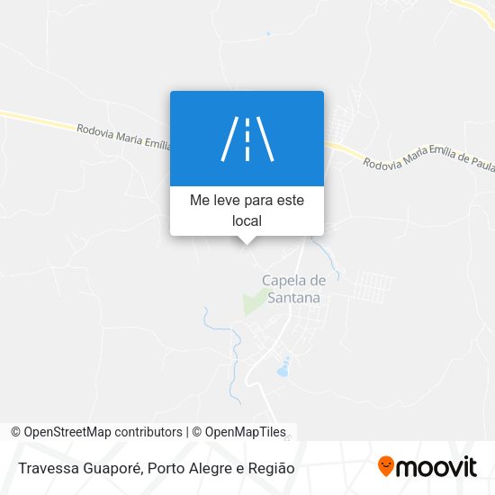 Travessa Guaporé mapa