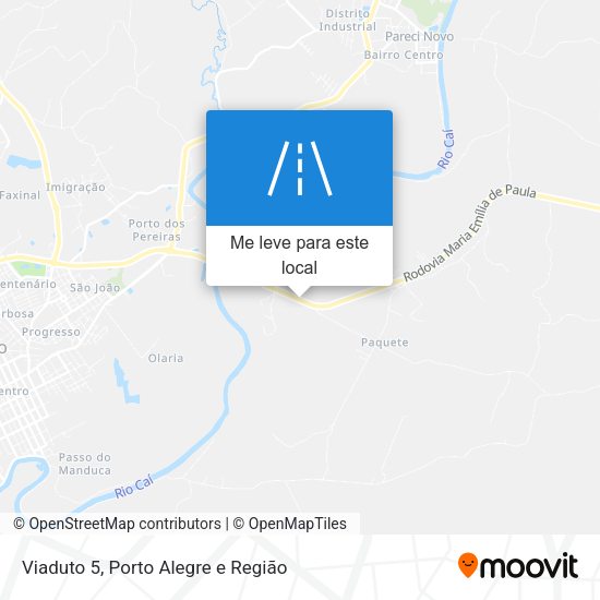 Viaduto 5 mapa