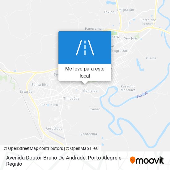 Avenida Doutor Bruno De Andrade mapa