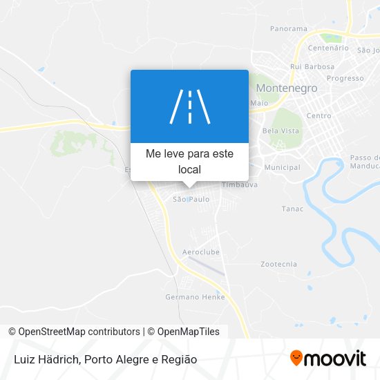 Luiz Hädrich mapa