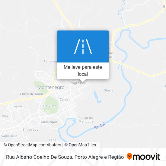 Rua Albano Coelho De Souza mapa