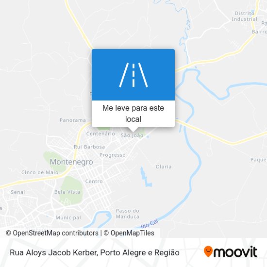 Rua Aloys Jacob Kerber mapa