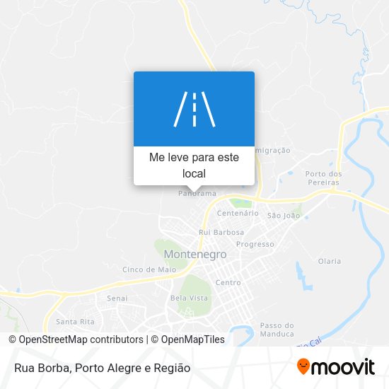 Rua Borba mapa