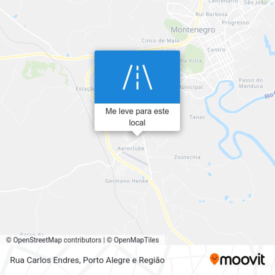 Rua Carlos Endres mapa